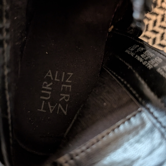 Naturalizer Black Ankle Boots with Buckle Detail - Picture 10 of 13